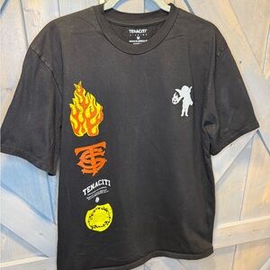 Tenaciti Studios Black Graphic T-shirt